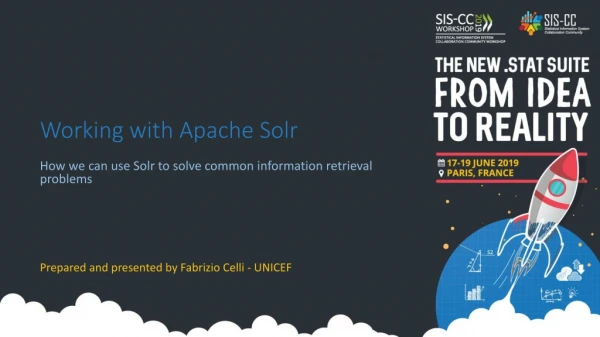 Working with Apache Solr