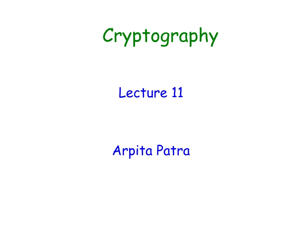 cryptography