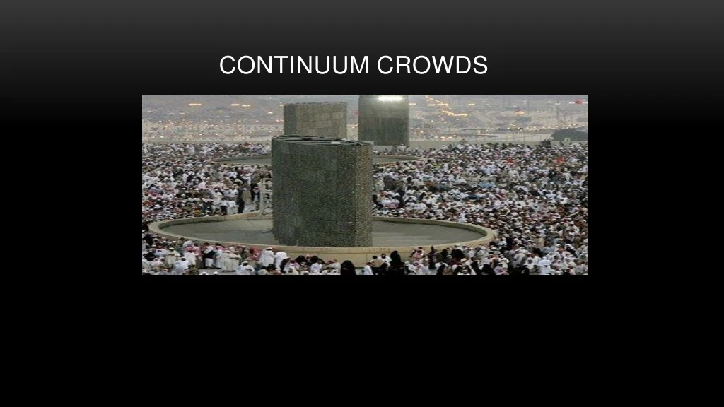 continuum crowds