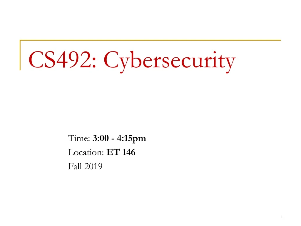 cs492 cybersecurity