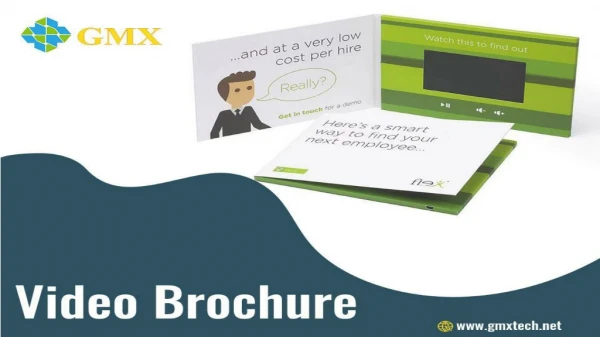 Buy the best Video Brochure from GMX Tech Now