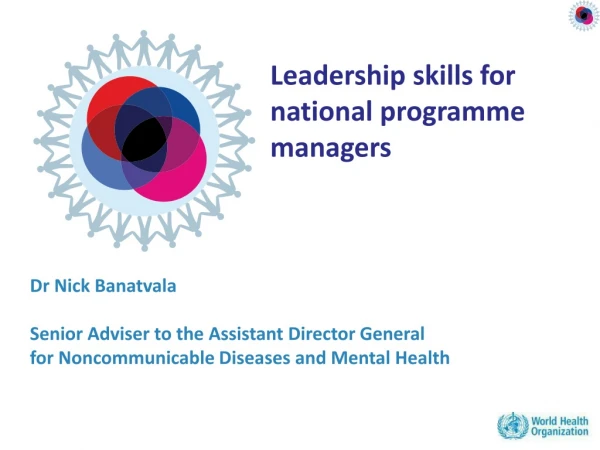 Leadership skills for national programme managers