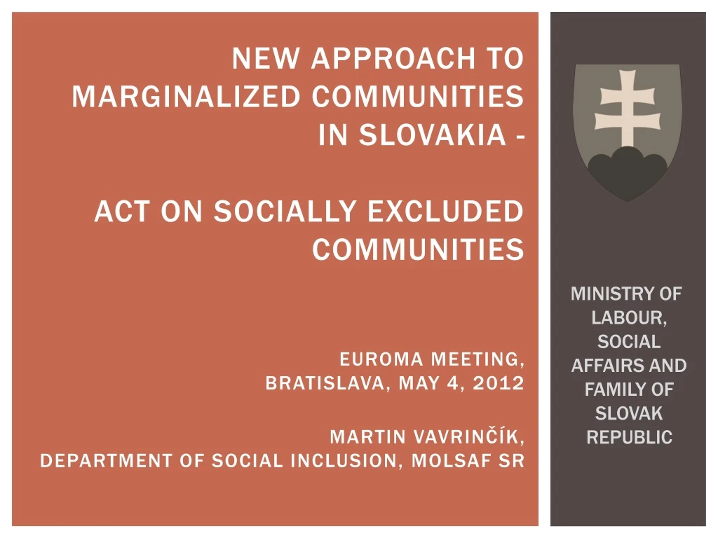 new approach to marginalized communities