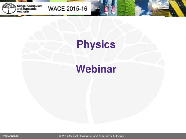 Physics Webinar