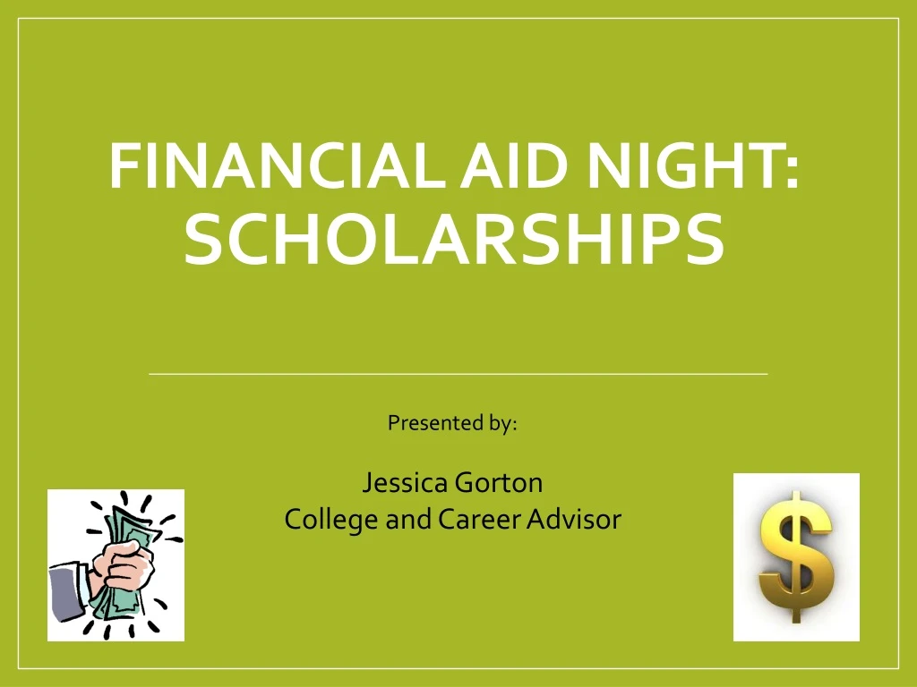 financial aid night scholarships