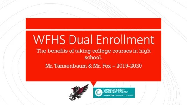 WFHS Dual Enrollment