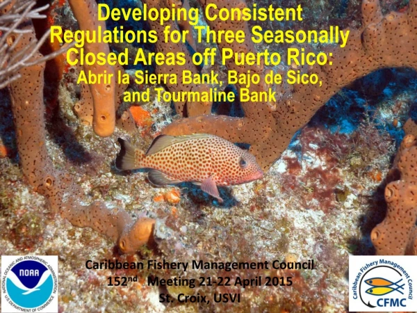 Caribbean Fishery Management Council 152 nd Meeting 21-22 April 2015 St. Croix, USVI