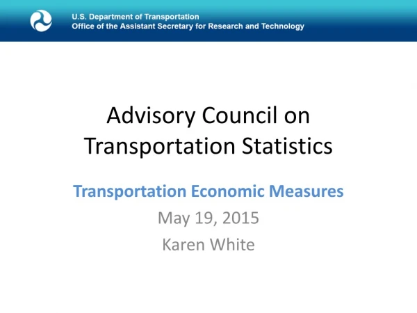 Advisory Council on Transportation Statistics