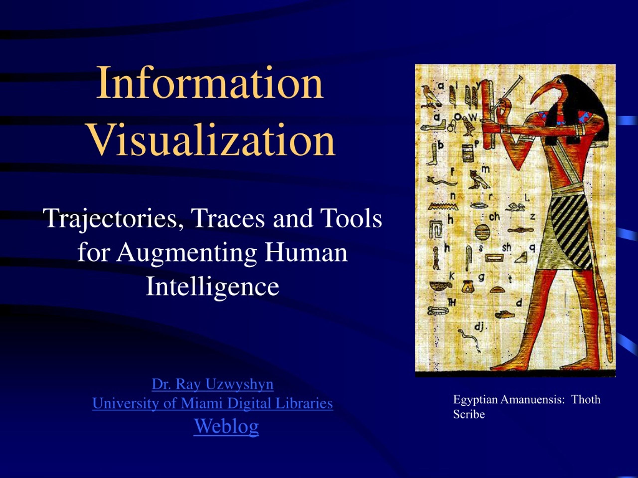 Information Visualization - slide 1