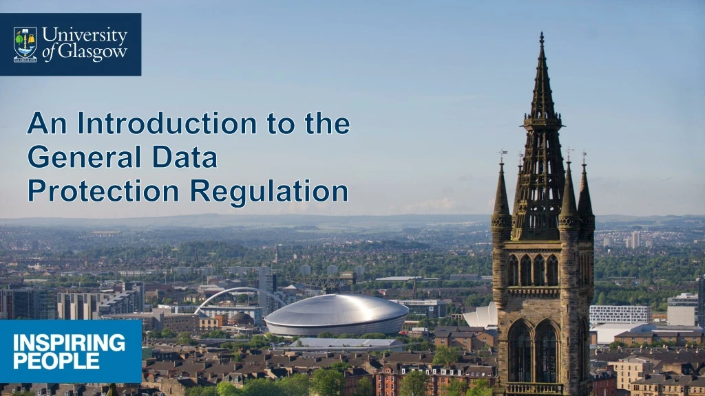 an introduction to the general data protection regulation