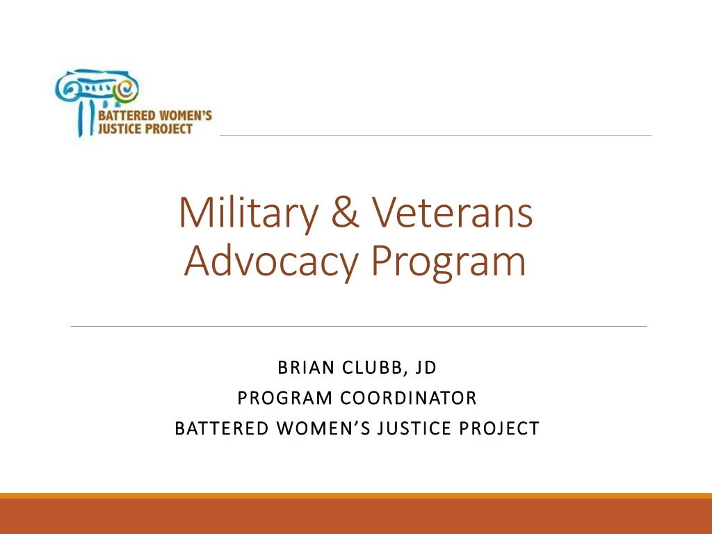 military veterans advocacy program