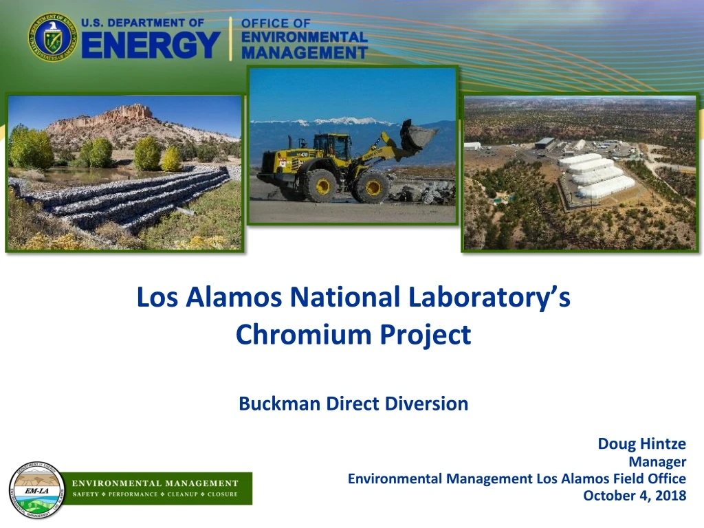 los alamos national laboratory s chromium project buckman direct diversion