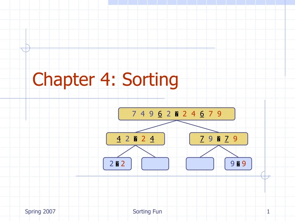 chapter 4 sorting