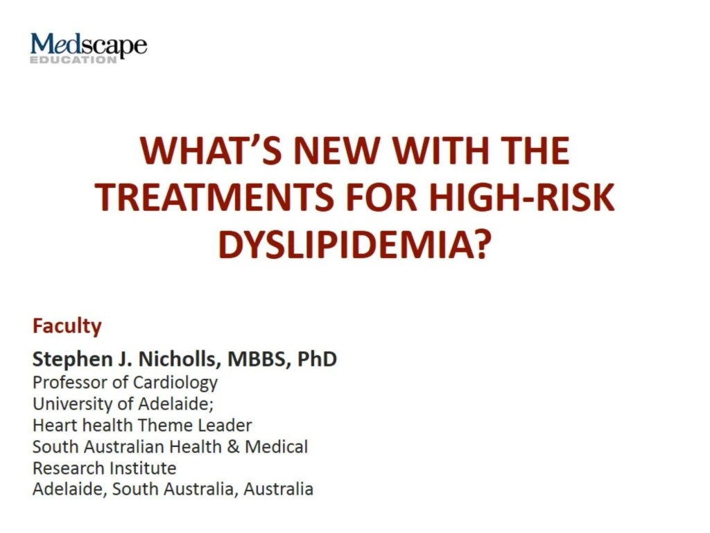 what s new with the treatments for high risk dyslipidemia