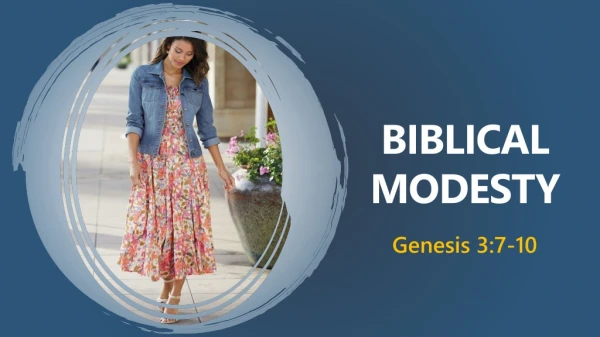 Biblical modesty