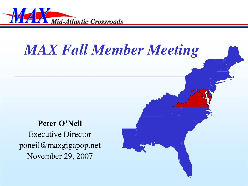 max fall member meeting