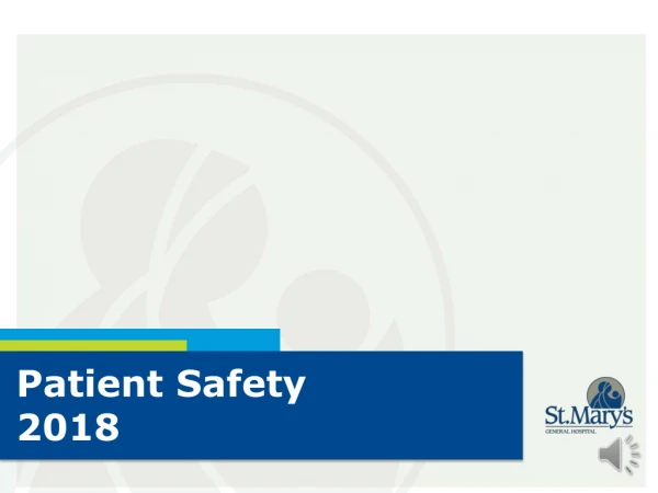 Patient Safety 2018