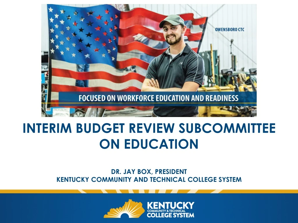 interim budget review subcommittee on education