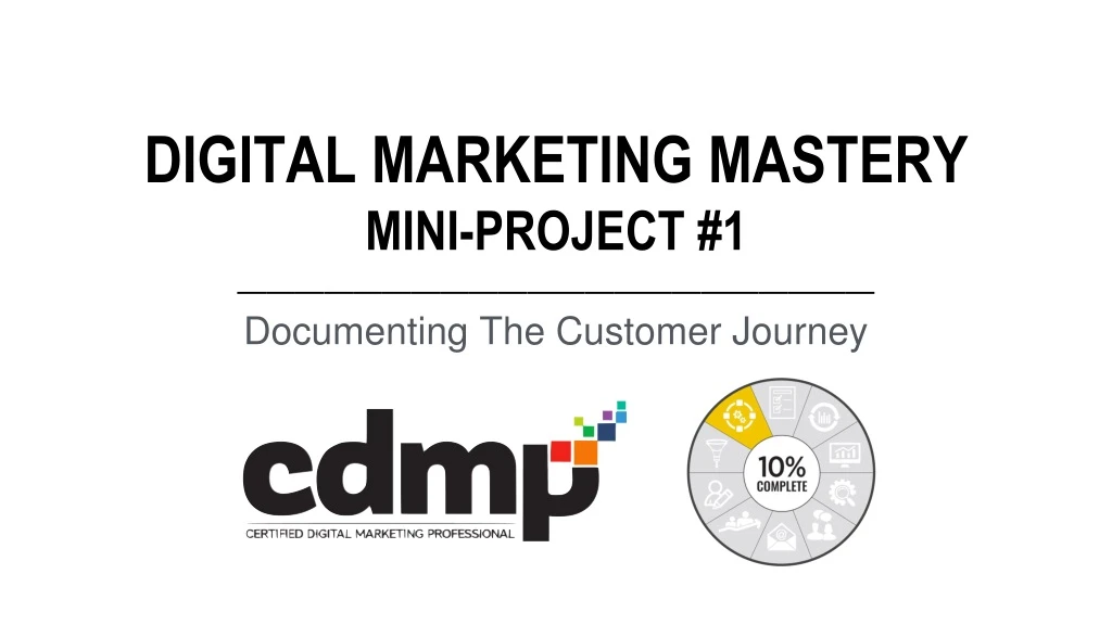 digital marketing mastery mini project 1