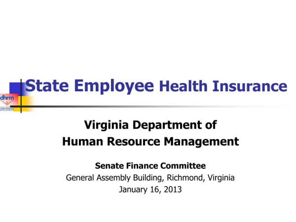 State Employee Health Insurance