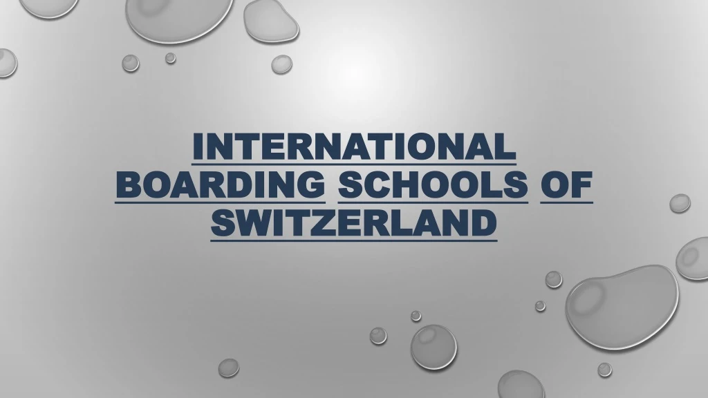 international boarding schools of switzerland