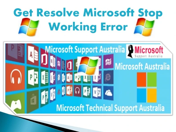 Get Resolve Microsoft Stop Working Error