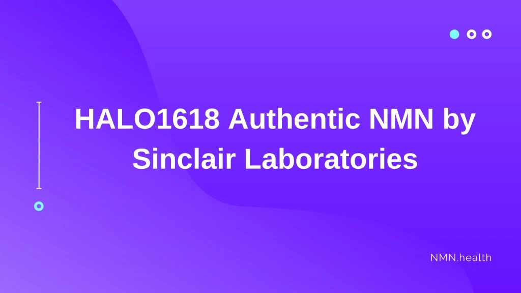 halo1618 authentic nmn by sinclair laboratories