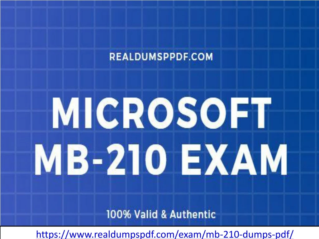 https www realdumpspdf com exam mb 210 dumps pdf