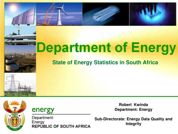 State of Energy Statistics in South Africa