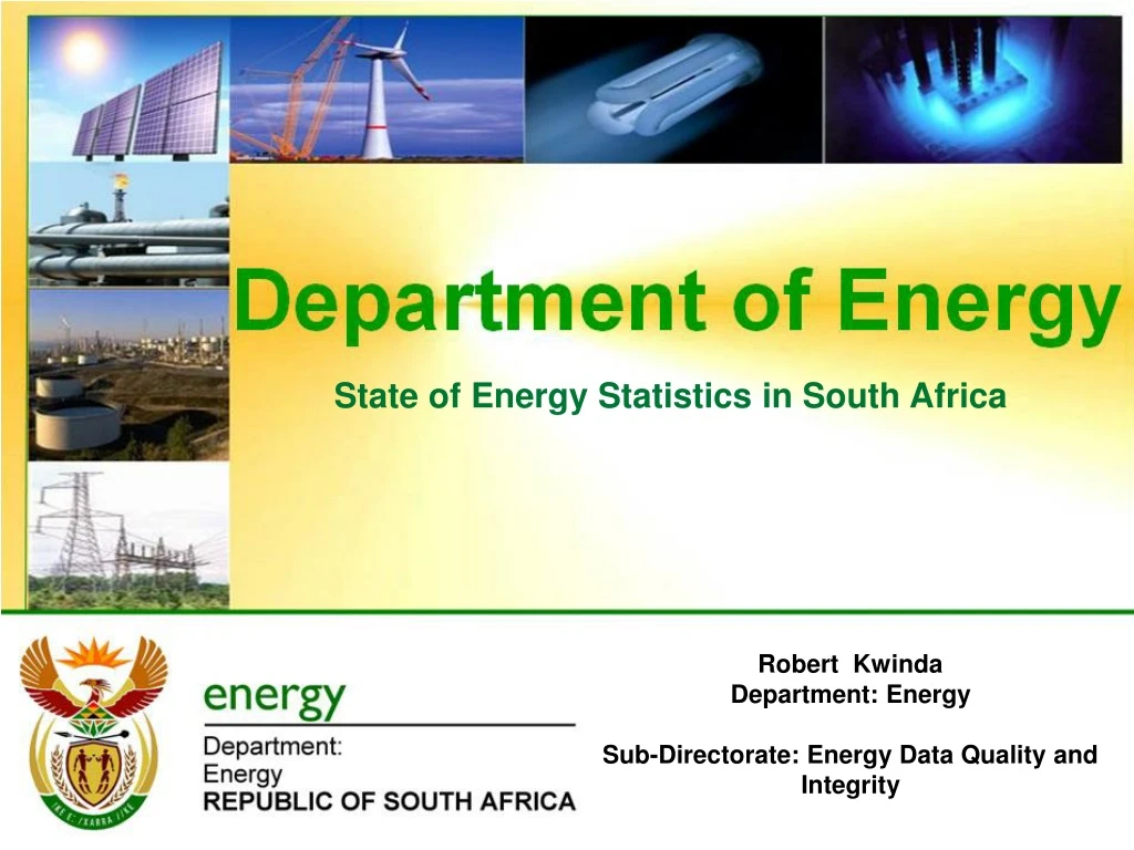 state of energy statistics in south africa