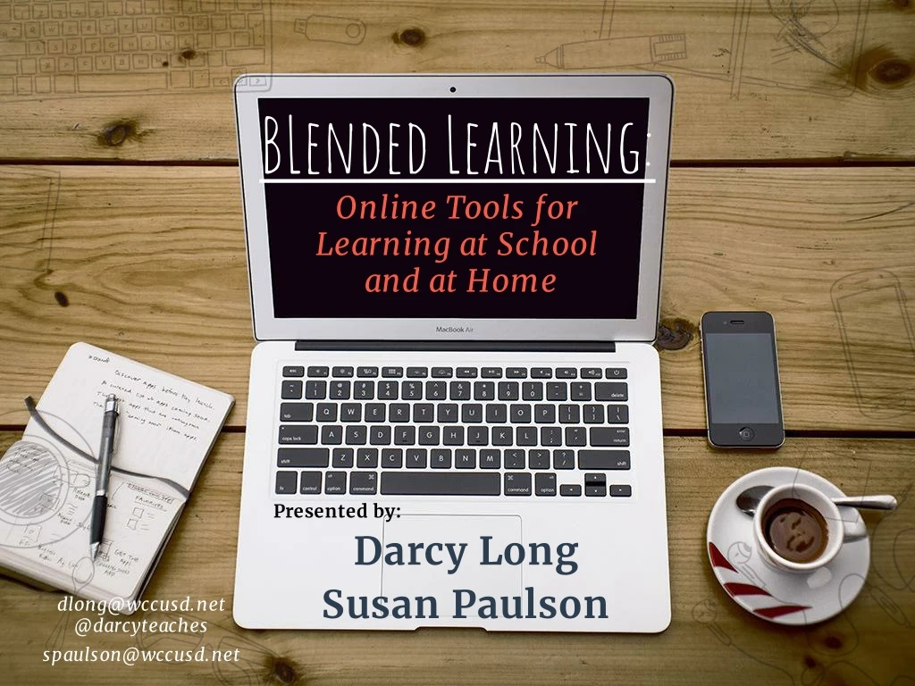 blended learning online tools for learning at school and at home