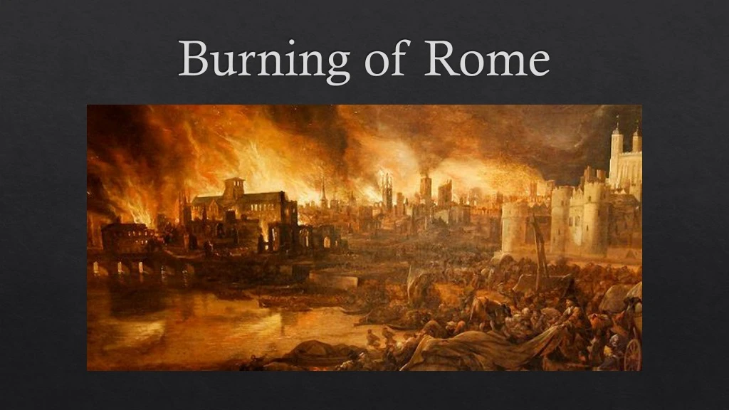 burning of rome
