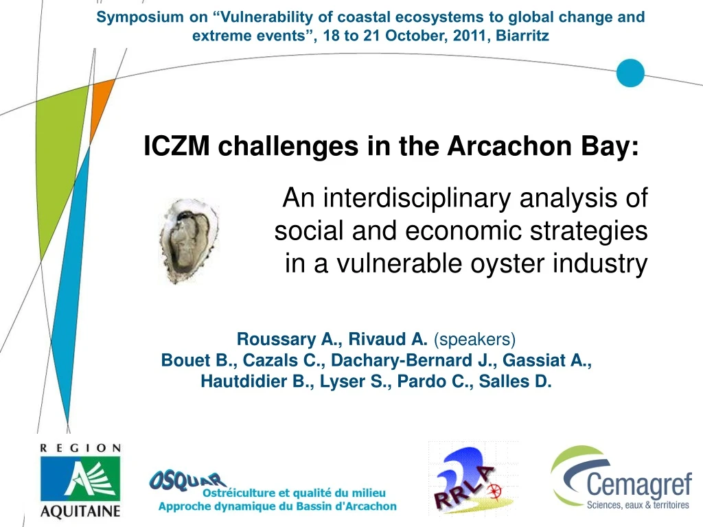 symposium on vulnerability of coastal ecosystems