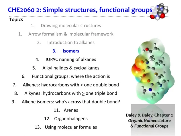 Topics Drawing molecular structures Arrow formalism &amp; m olecular framework