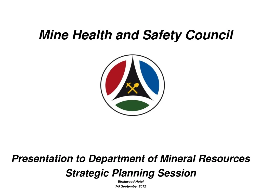 mine health and safety council