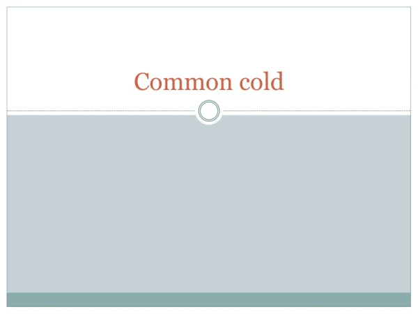 Common cold