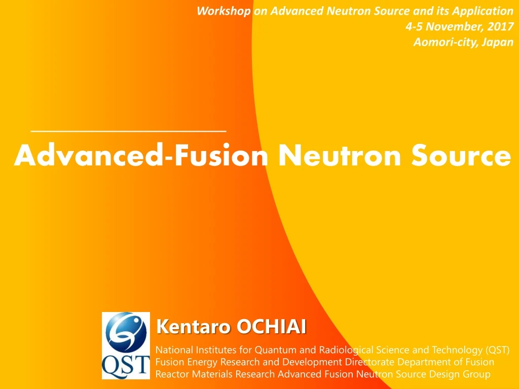 advanced fusion neutron source