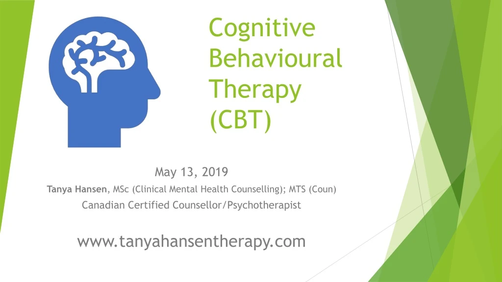 cognitive behavioural therapy cbt