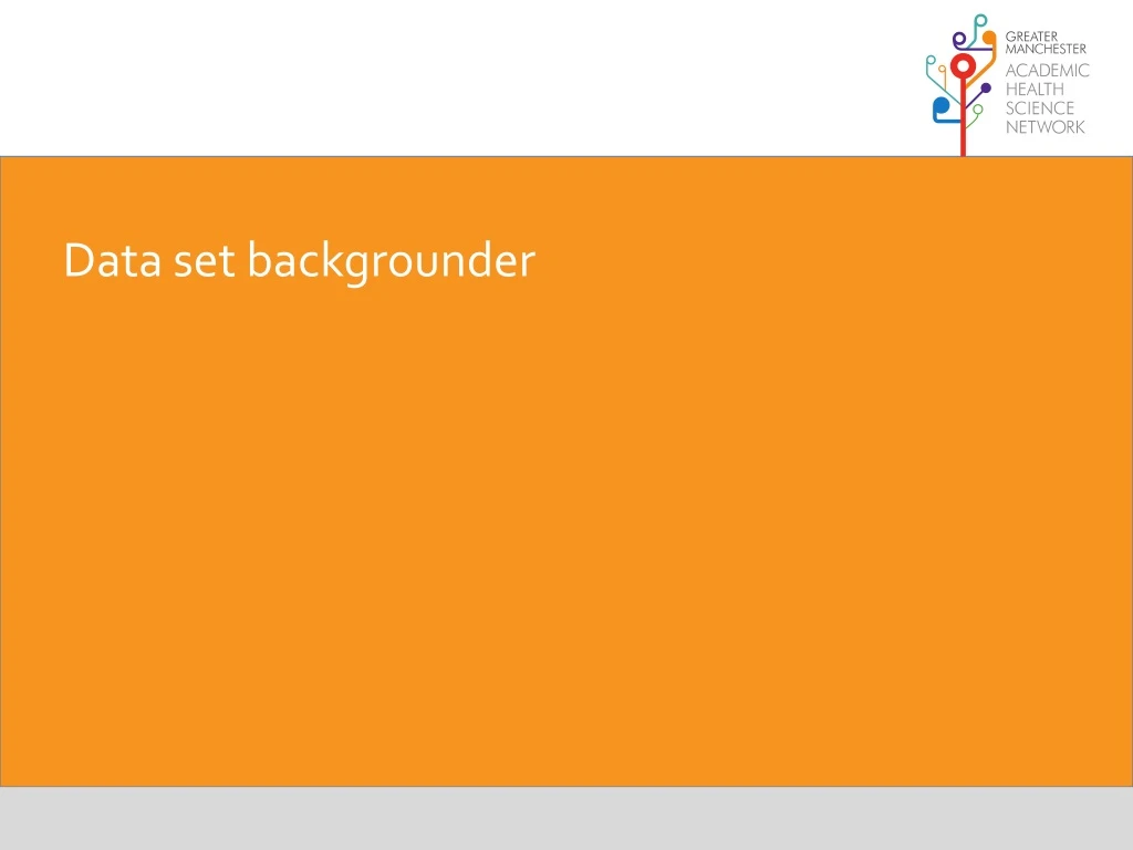 data set backgrounder