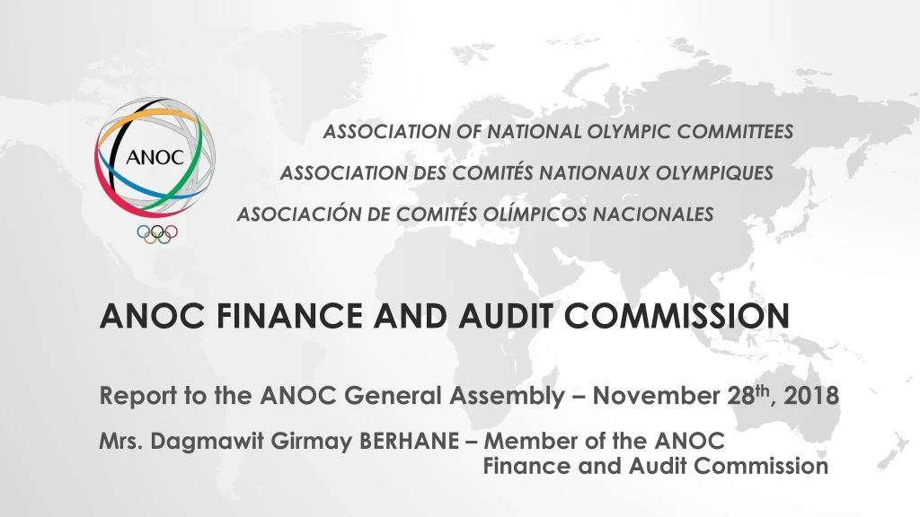 anoc finance and audit commission
