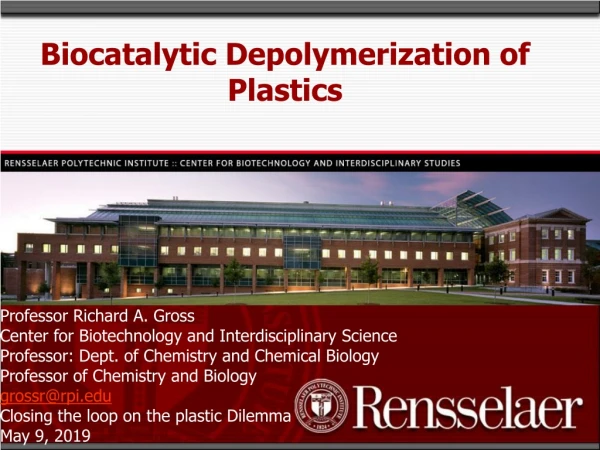 Biocatalytic Depolymerization of Plastics