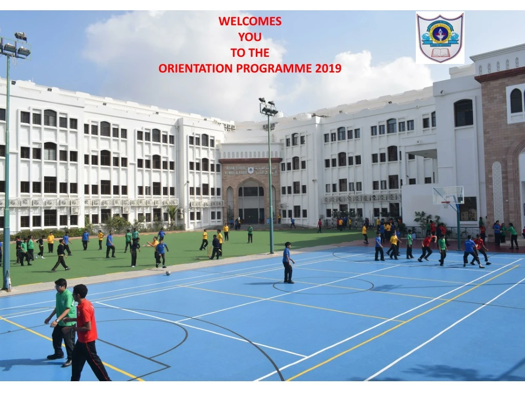 welcomes you to the orientation programme 2019