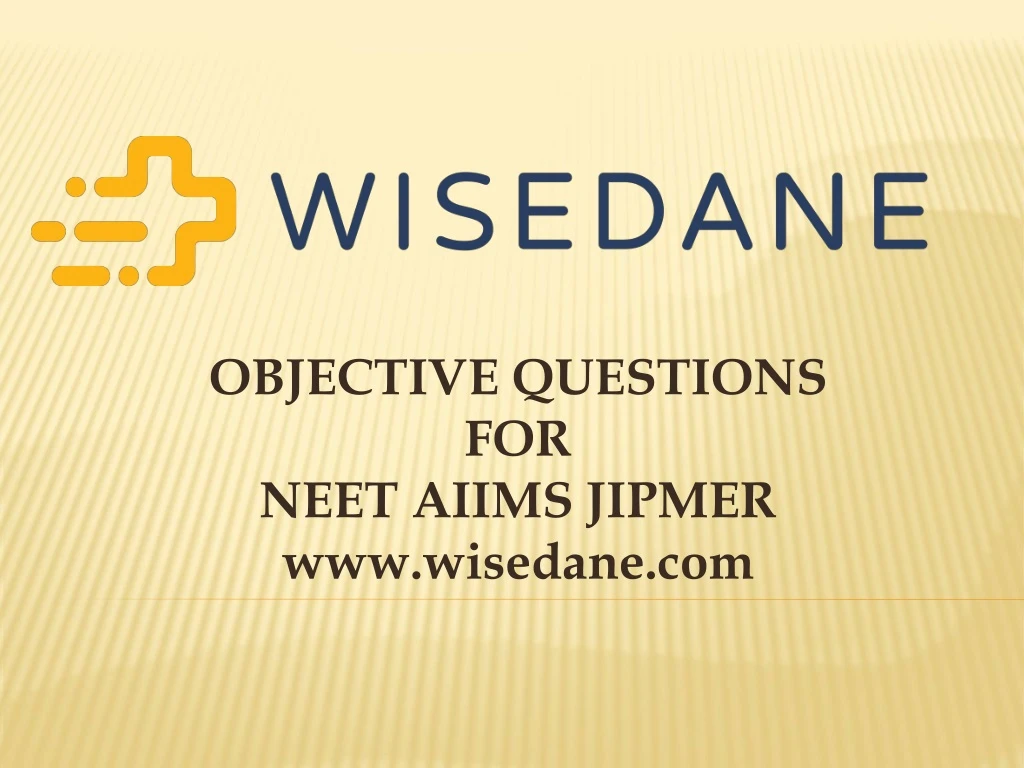 objective questions for neet aiims jipmer