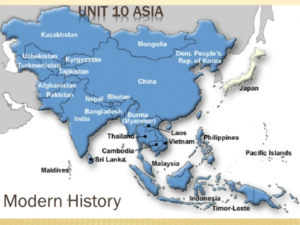 Unit 10 Asia