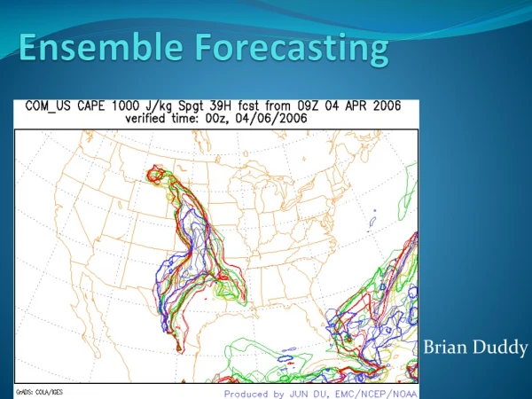 Ensemble Forecasting