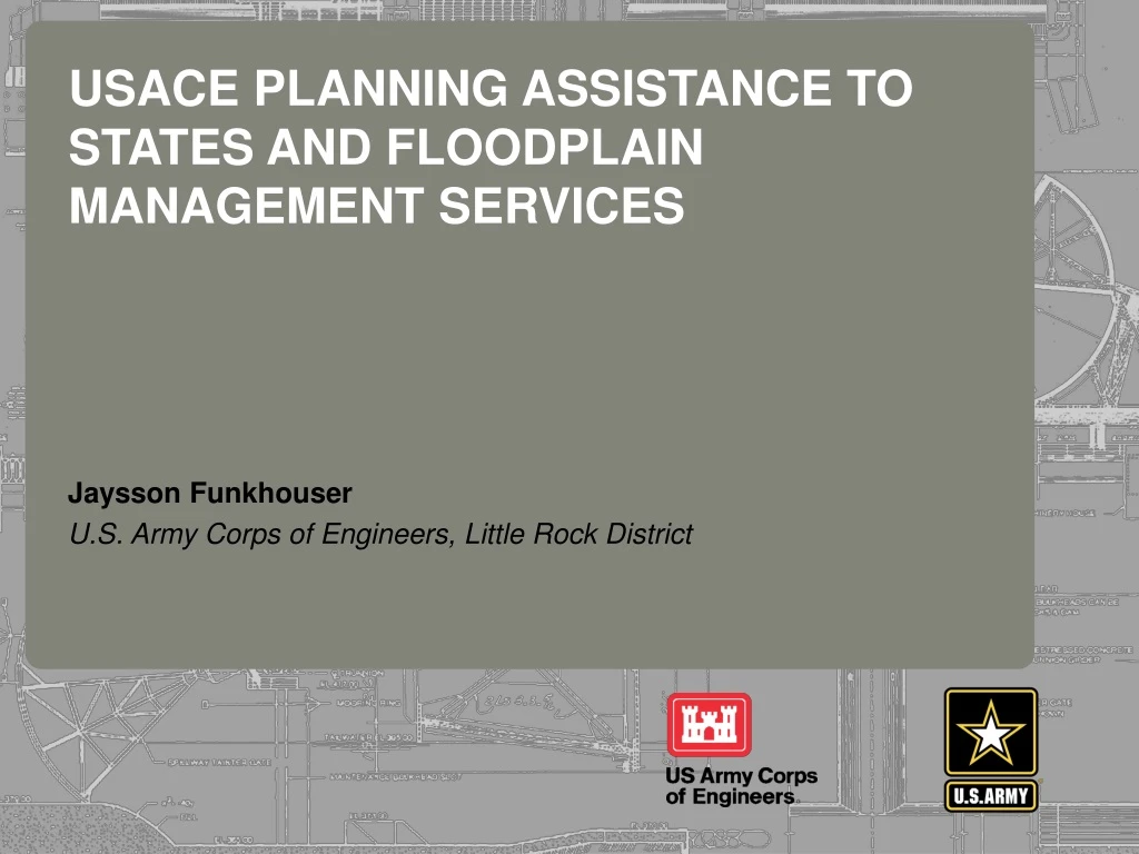 usace planning assistance to states and floodplain management services