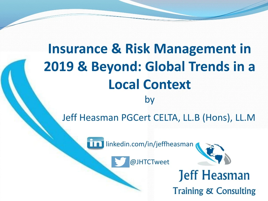 insurance risk management in 2019 beyond global
