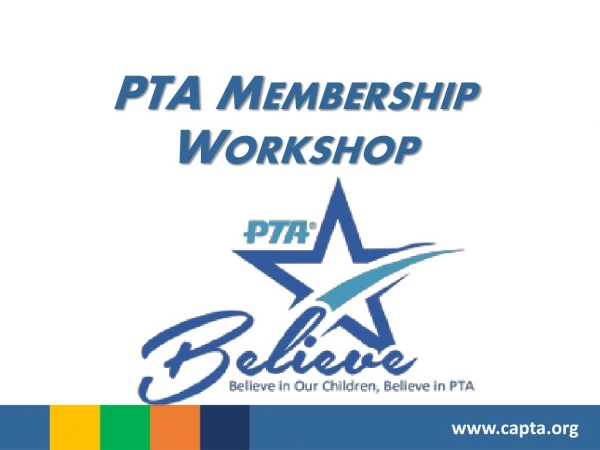 PTA Membership Workshop