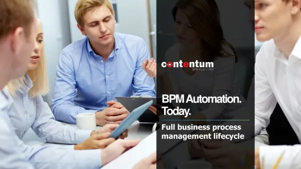 BPM Automation. Today.