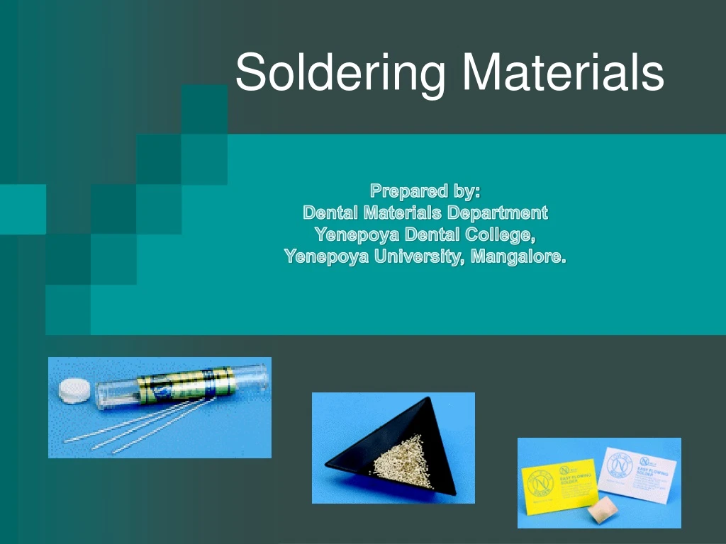 soldering materials